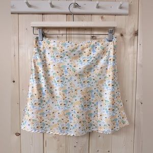 PRINCESS Polly Silky Floral Mini Boho Skirt Size 4
